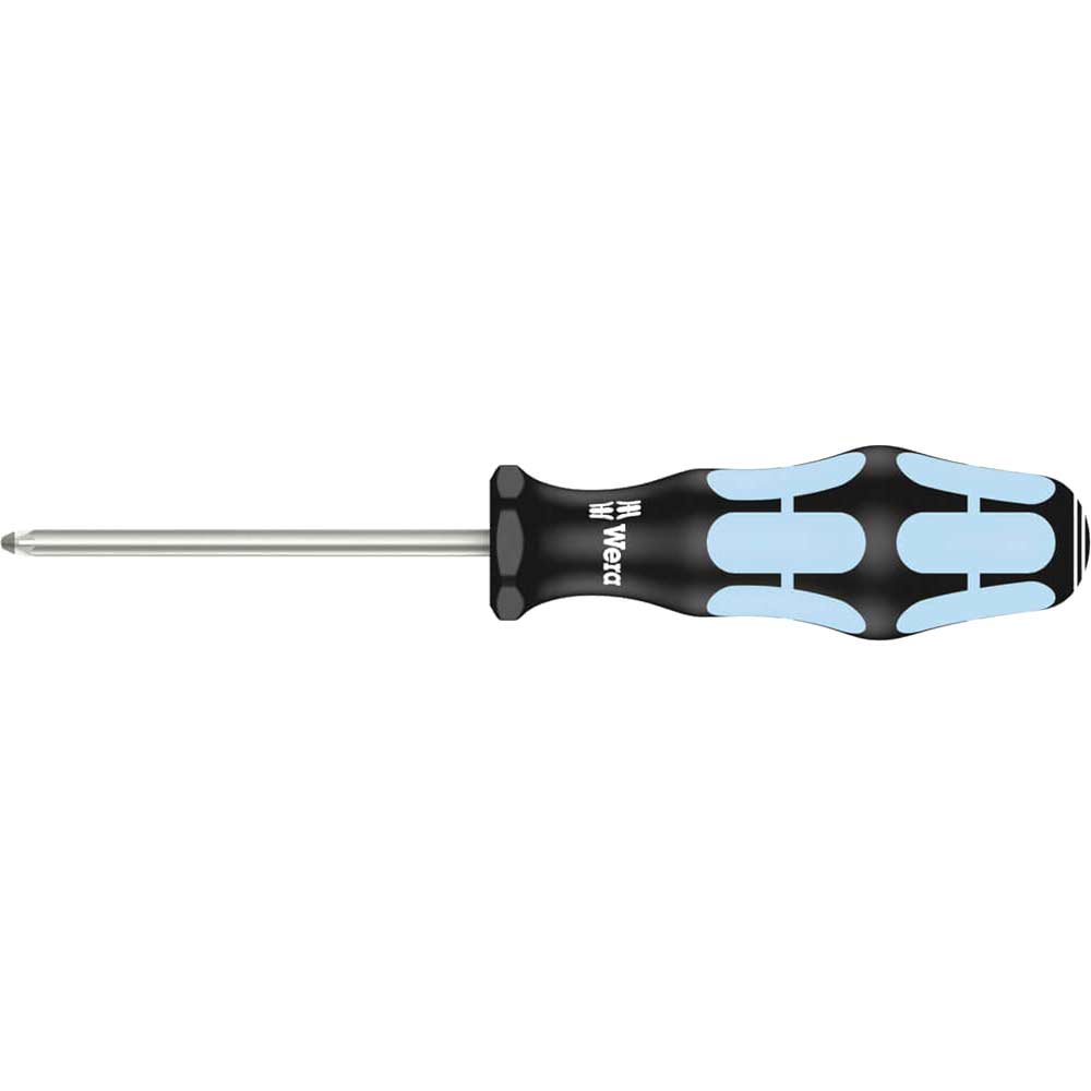 Photo of Wera Kraftform Stainless Steel Pozi Screwdriver Pz1 80mm