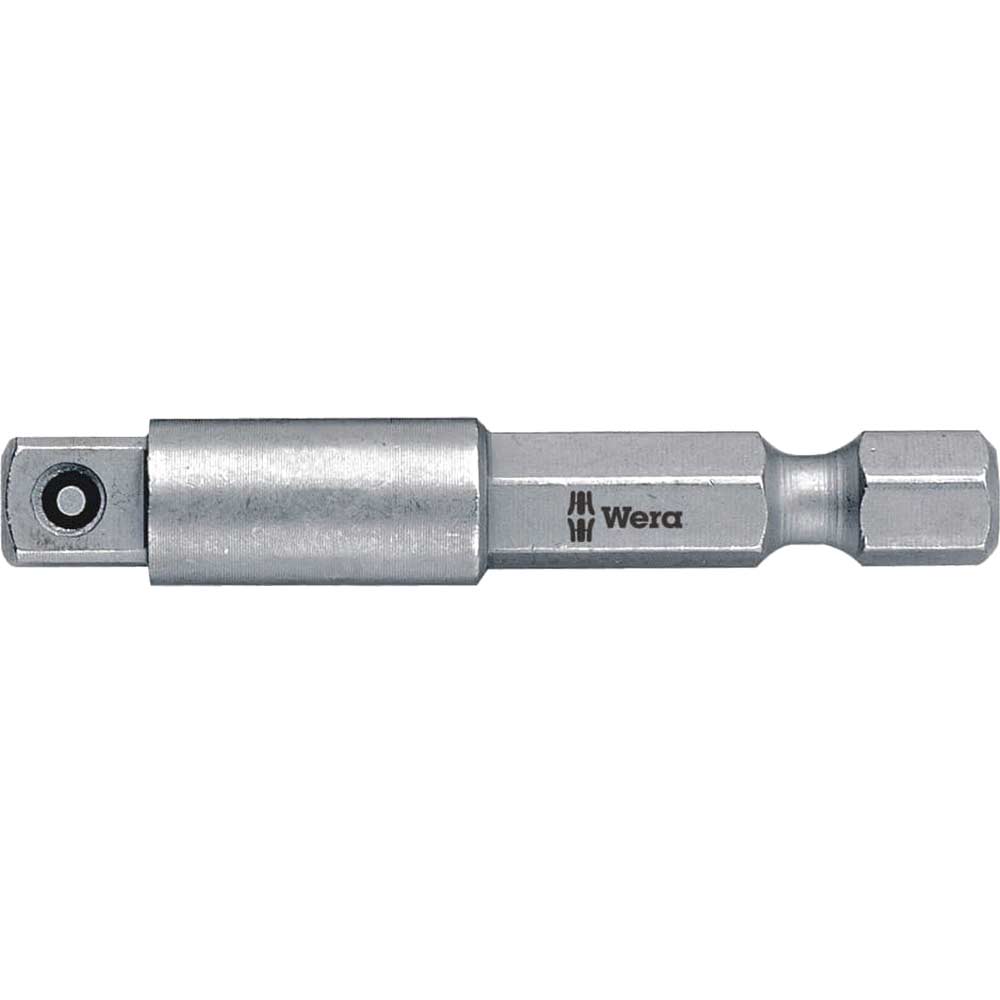 Wera 1/4" Hex Shank Socket Adaptor 50mm 3/8"