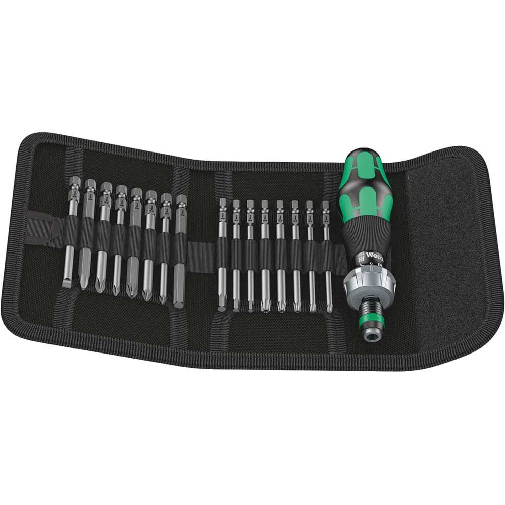 Photo of Wera 17 Piece Kraftform Kompakt Ratchet Screwdriver