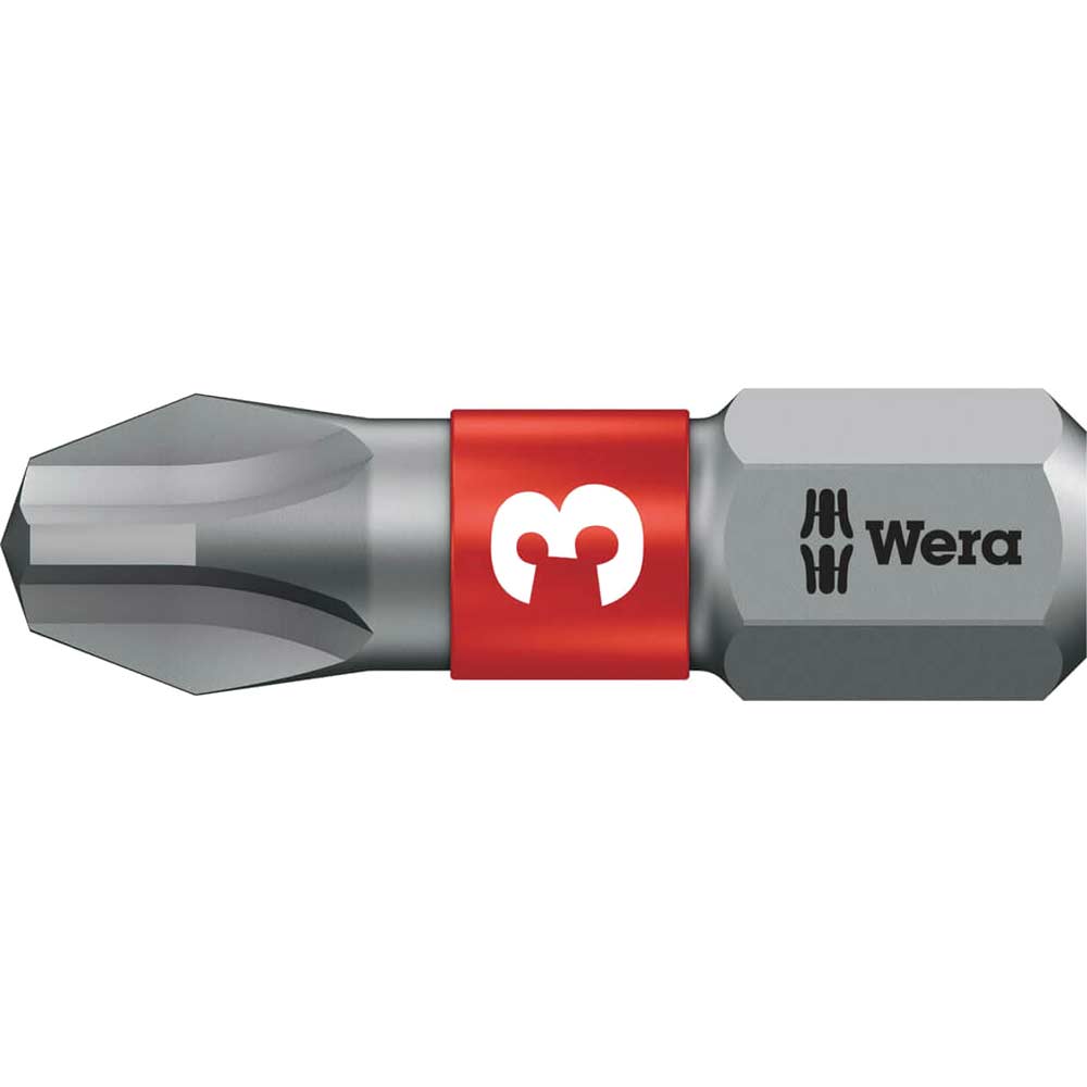 Photo of Wera 851/1 Btz Bitorsion Extra Tough Phillips Screwdriver Bits Ph3 25mm Pack Of 1