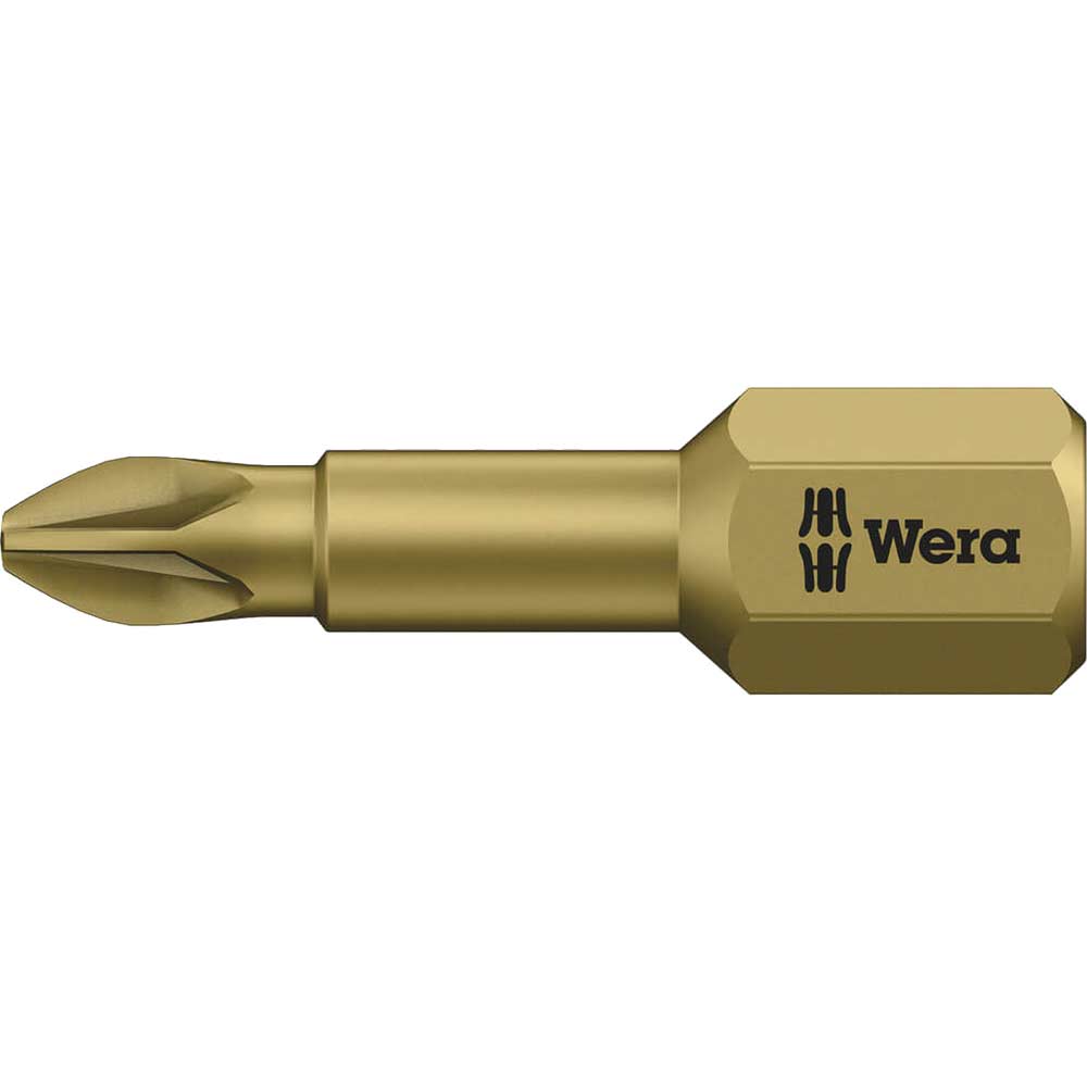 Photo of Wera Torsion Extra Hard Pozi Screwdriver Bits Pz1 25mm Pack Of 10