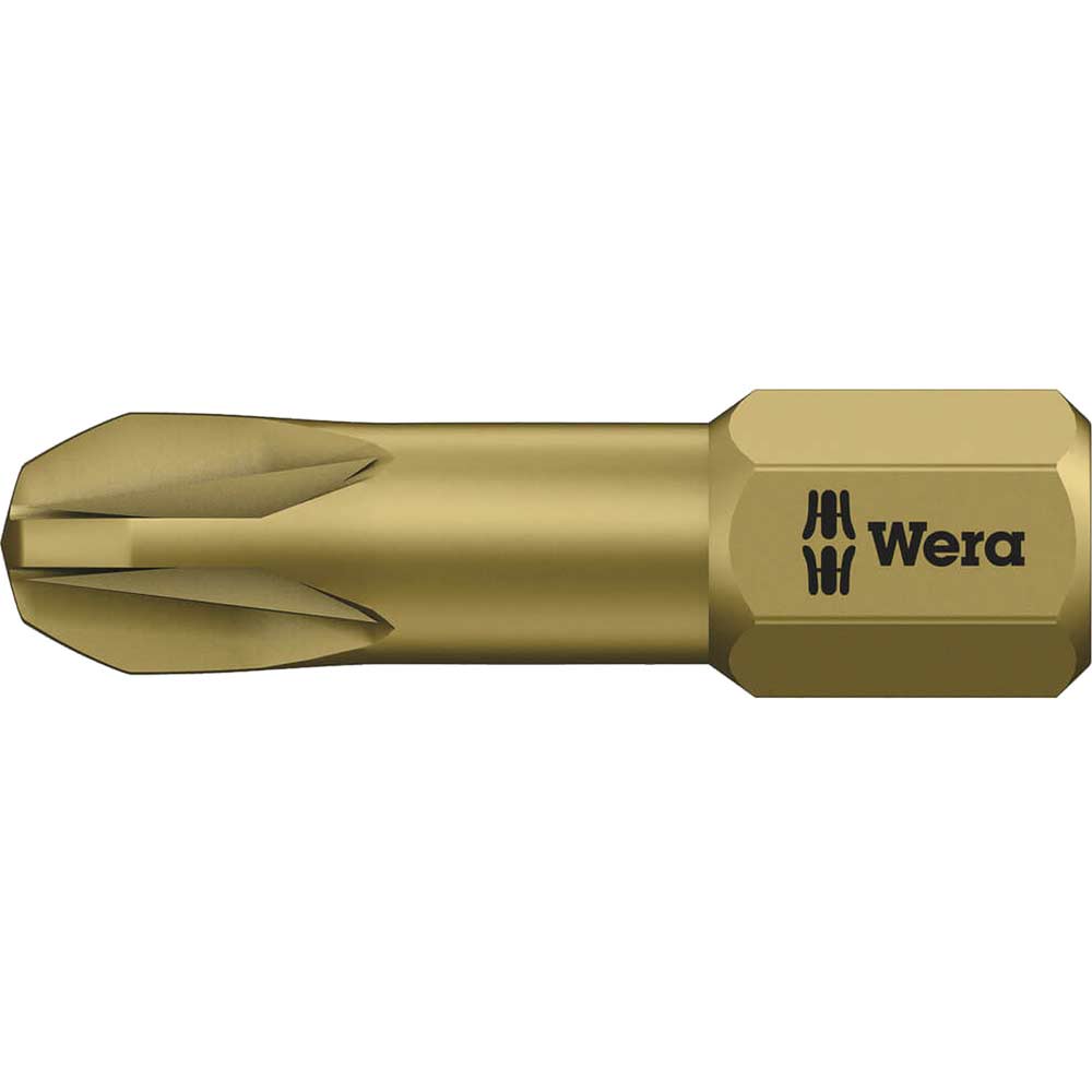 Photo of Wera Torsion Extra Hard Pozi Screwdriver Bits Pz3 25mm Pack Of 10