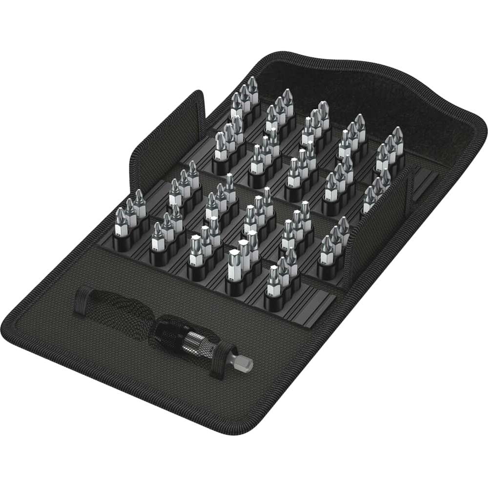 Photo of Wera 61 Piece Bit-safe Bitorsion Screwdriver Bit And Holder Set