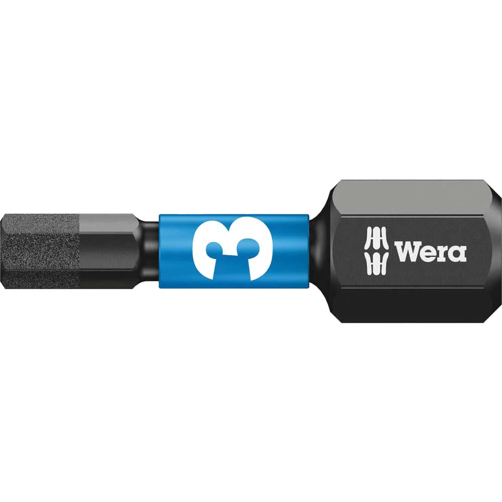 Photo of Wera Impaktor Hexagon Screwdriver Bits 5mm 25mm Pack Of 10