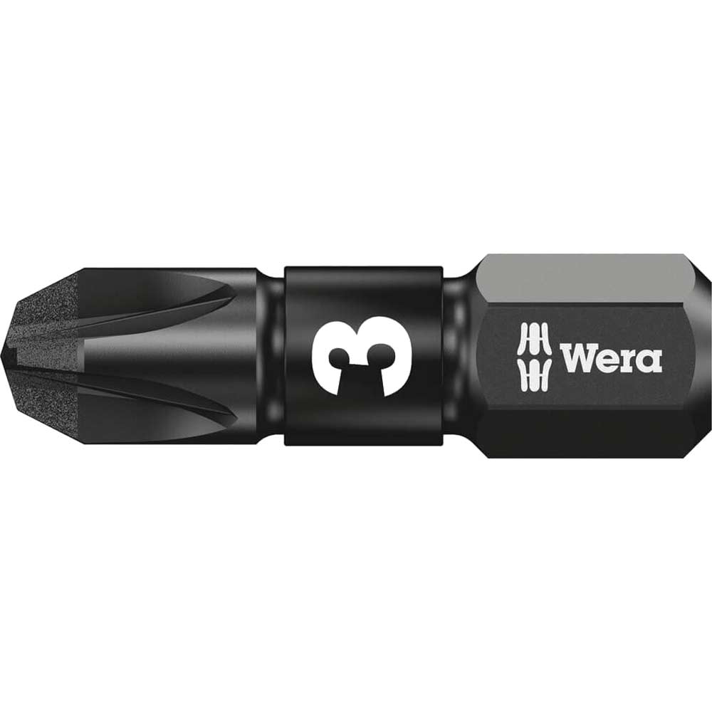 Photo of Wera Impaktor Pozi Screwdriver Bits Pz3 25mm Pack Of 10