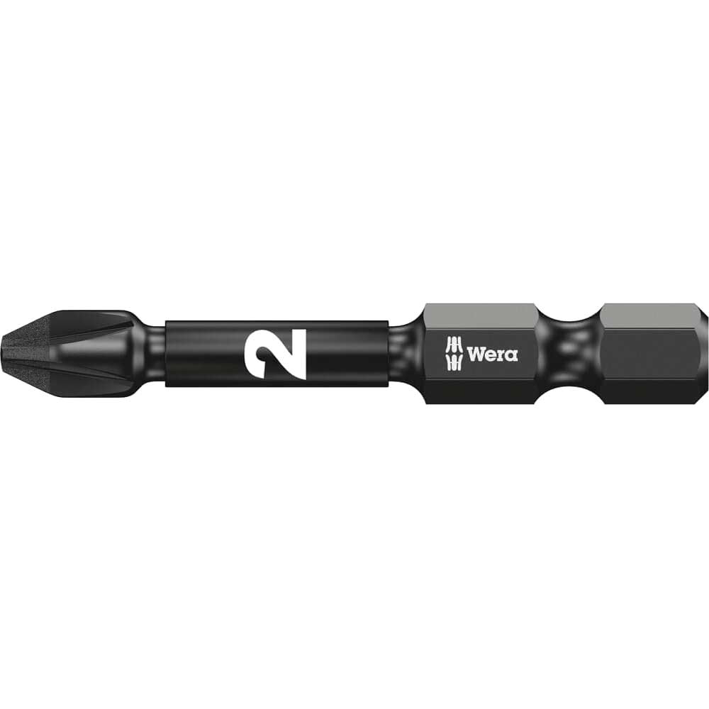 Photo of Wera Impaktor Pozi Screwdriver Bits Pz2 50mm Pack Of 5