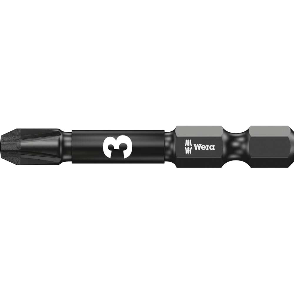 Photo of Wera Impaktor Pozi Screwdriver Bits Pz3 50mm Pack Of 5