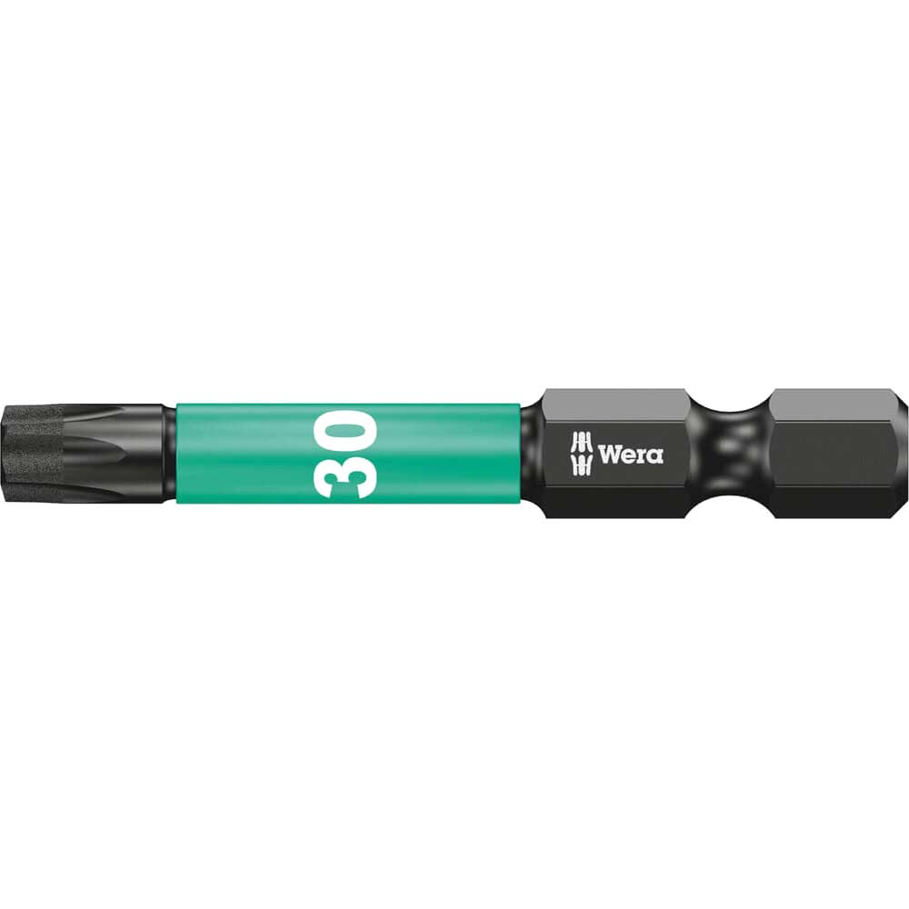 Photo of Wera Impaktor Torx Screwdriver Bits T30 50mm Pack Of 5