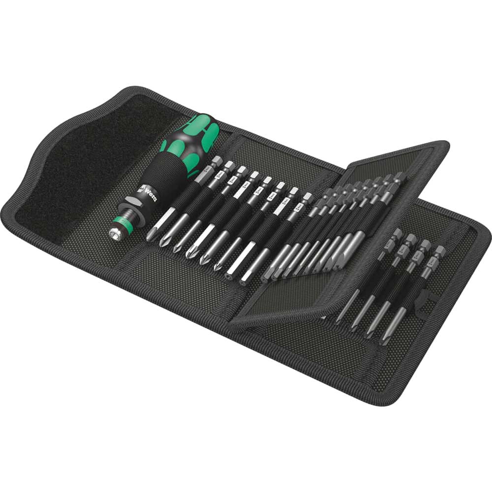 Photo of Wera 17 Piece Kraftform Kompakt Screwdriver Bit Set