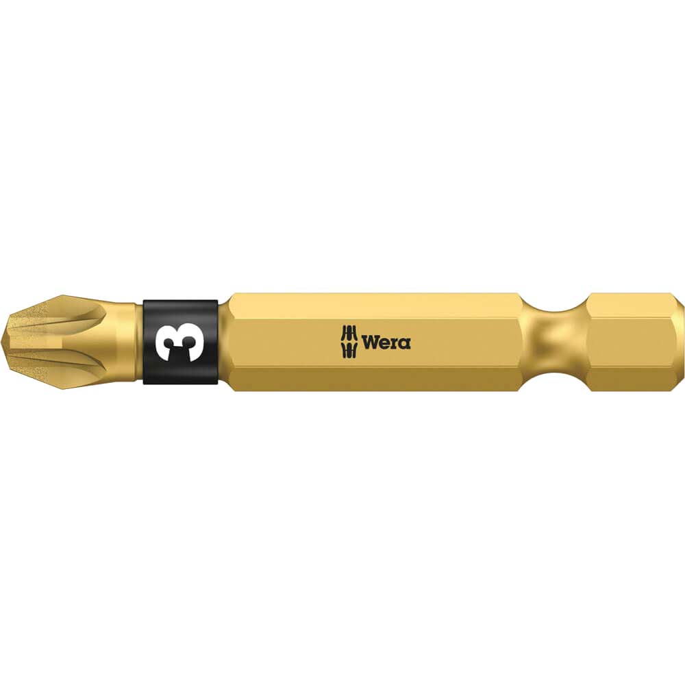 Photo of Wera 855/4 Bdc Bitorsion Diamond Pozi Screwdriver Bits Pz3 50mm Pack Of 1