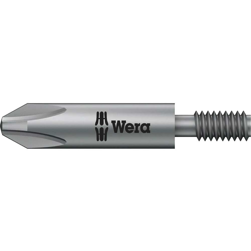 Photo of Wera 851/11 Extra Tough M4 Threaded Drive Phillips Screwdriver Bits Ph2 33mm Pack Of 1