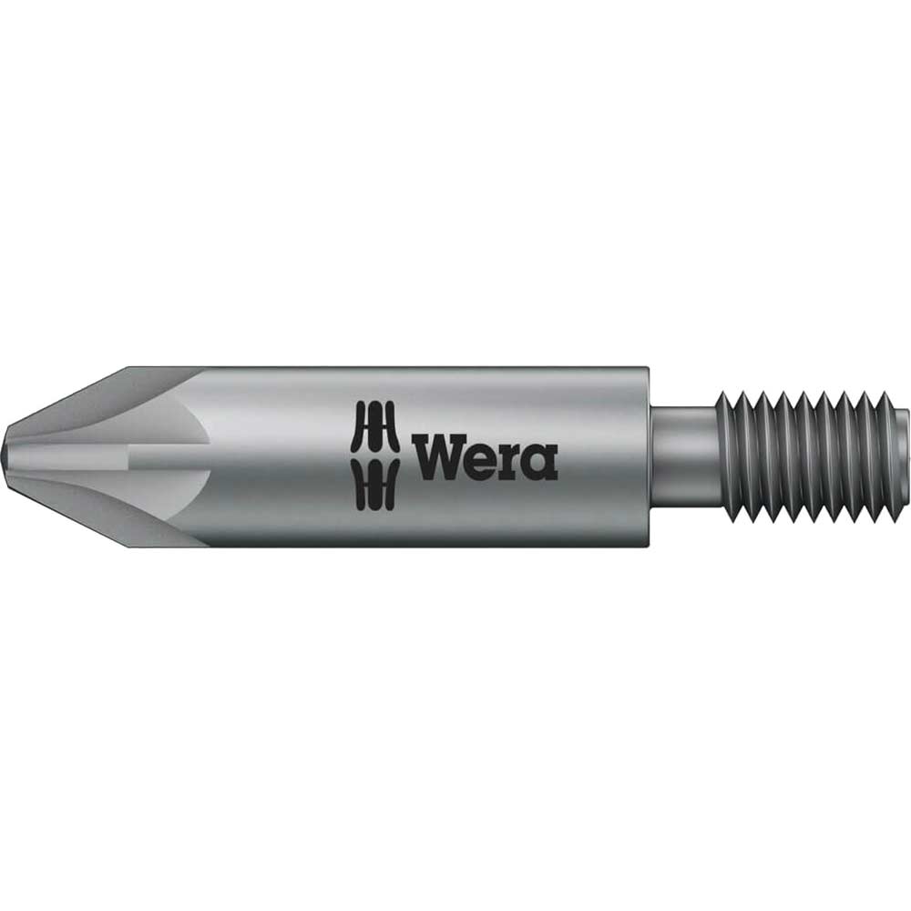 Photo of Wera 855/12 Extra Tough M5 Threaded Drive Pozi Screwdriver Bits Pz2 44.5mm Pack Of 1