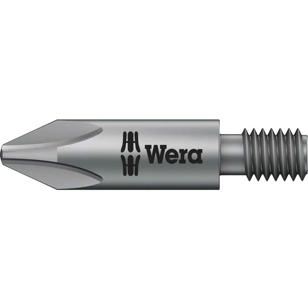 Photo of Wera 851/15 Extra Tough M6 Threaded Drive Phillips Screwdriver Bits Ph2 35mm Pack Of 1