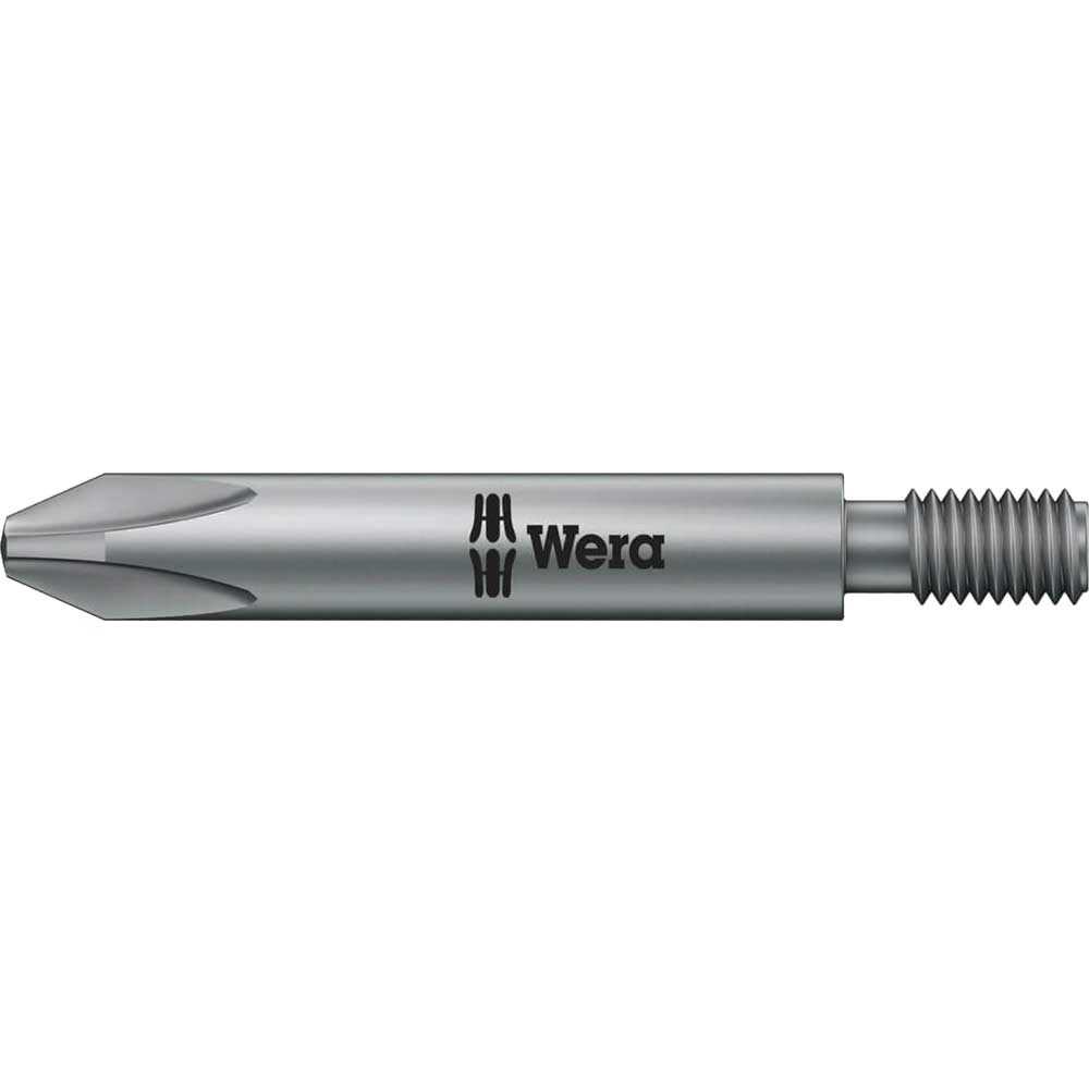 Photo of Wera 851/16 Extra Tough M10 Threaded Drive Phillips Screwdriver Bits Ph2 44.5mm Pack Of 1