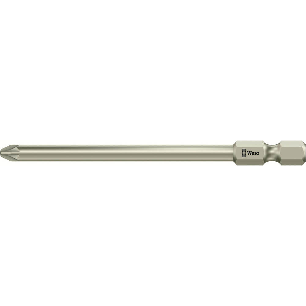 Photo of Wera 3855/4 Stainless Pozi Screwdriver Bits Pz2 89mm Pack Of 1