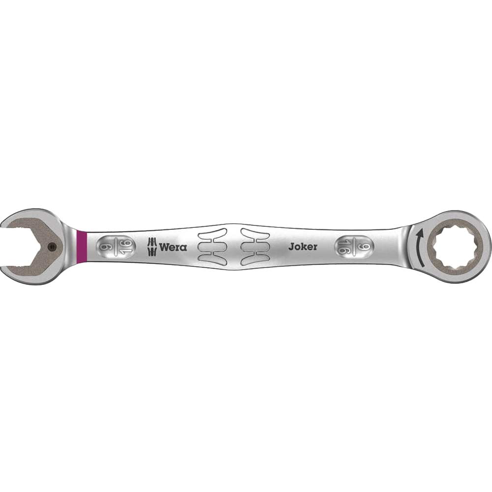 Photo of Wera Joker Ratchet Combination Spanner Imperial 9/16