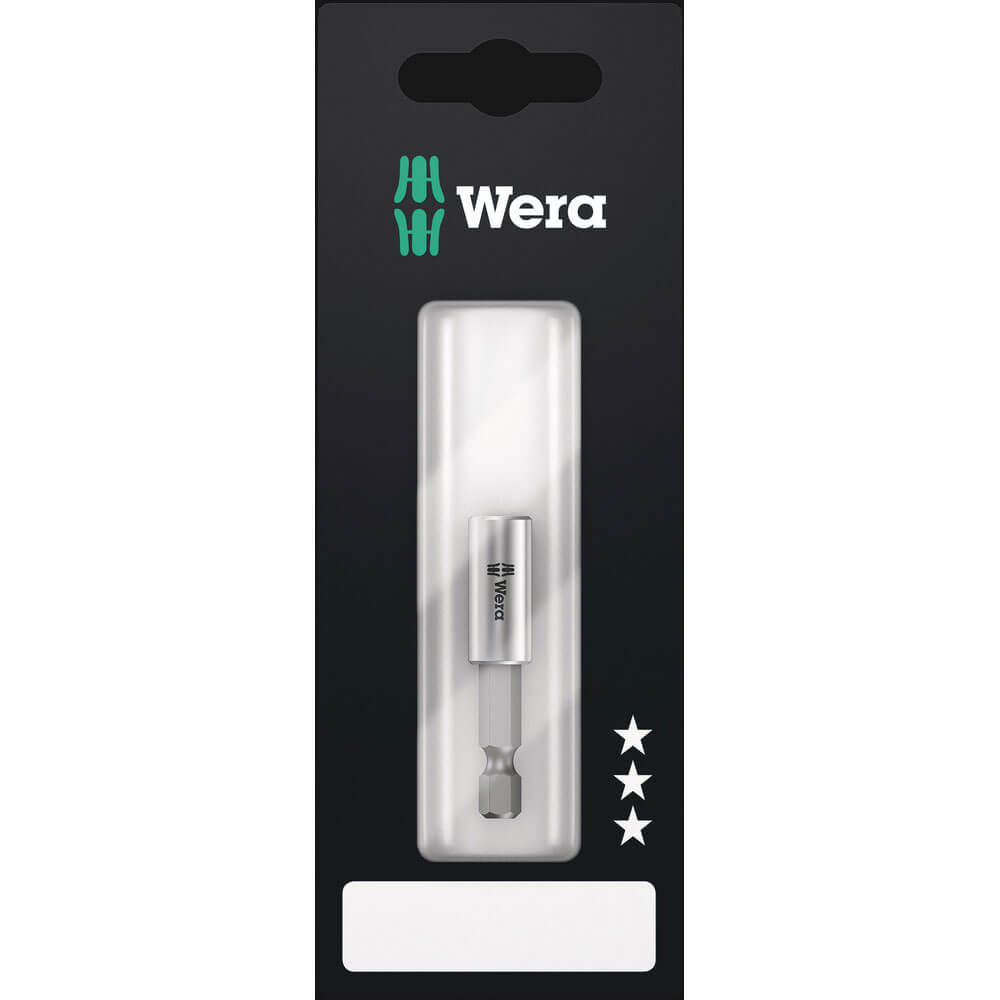 Image of Wera Universal Stainless Steel Magnetic Screwdriver Bit Holder 75mm