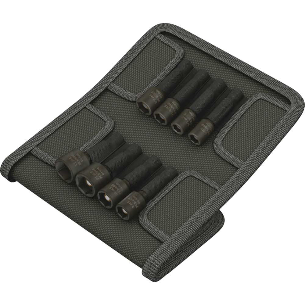 Photo of Wera 869/4 8 Piece Set Of Magnetic Nutdrivers Imperial And Metric