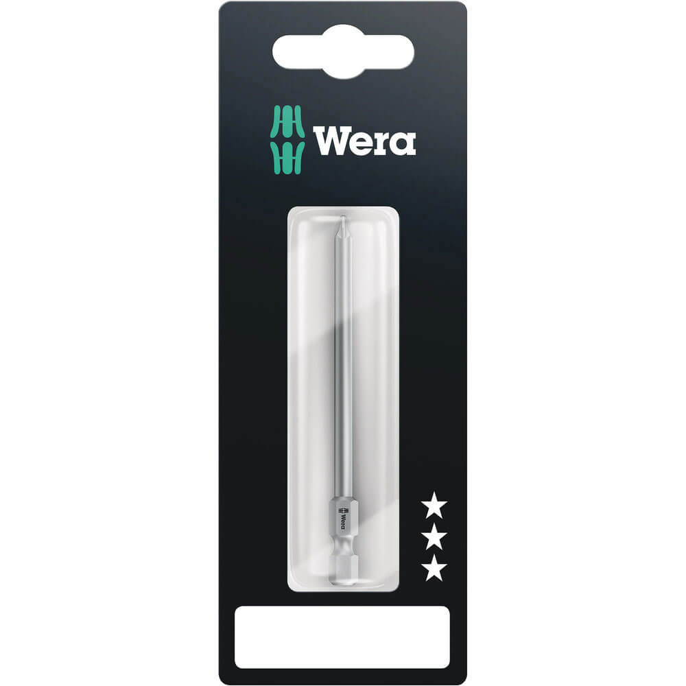 Photo of Wera 855/4z Sb Extra Hard Pozi Screwdriver Bits Pz1 89mm Pack Of 1