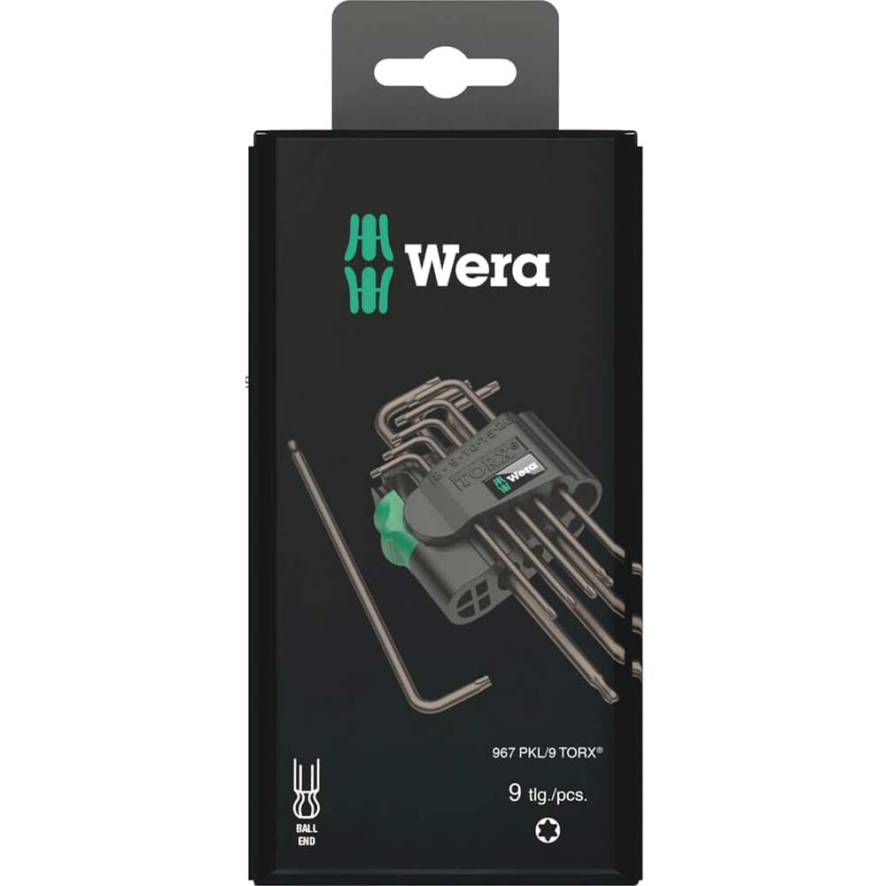 Photo of Wera 9 Piece Ball End Torx Key Set