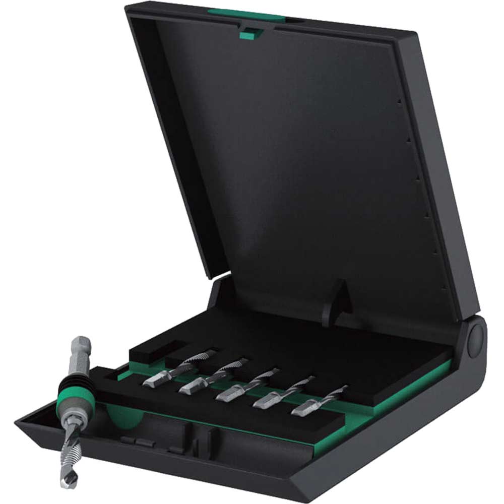 Photo of Wera 7 Piece 847 Combination Tapping Drill Bit Set