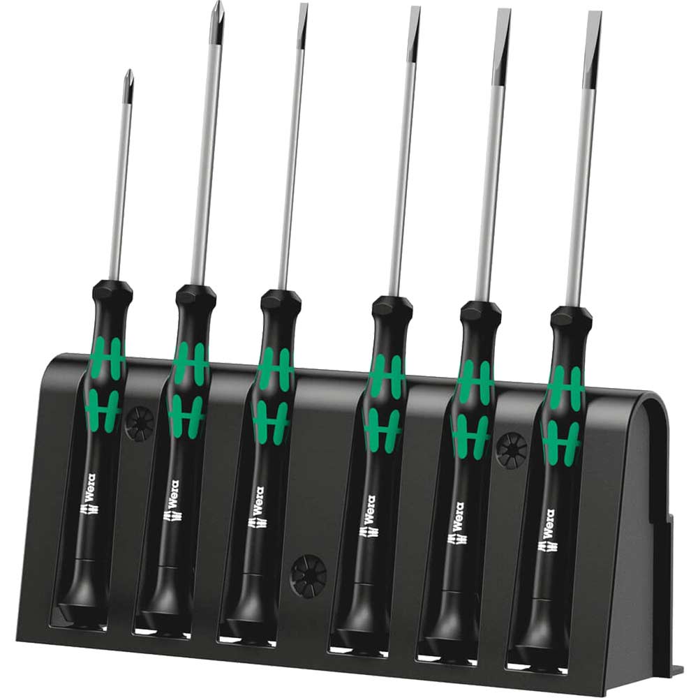 Photo of Wera 6 Piece 2035/6 B Kraftform Micro Screwdriver Set