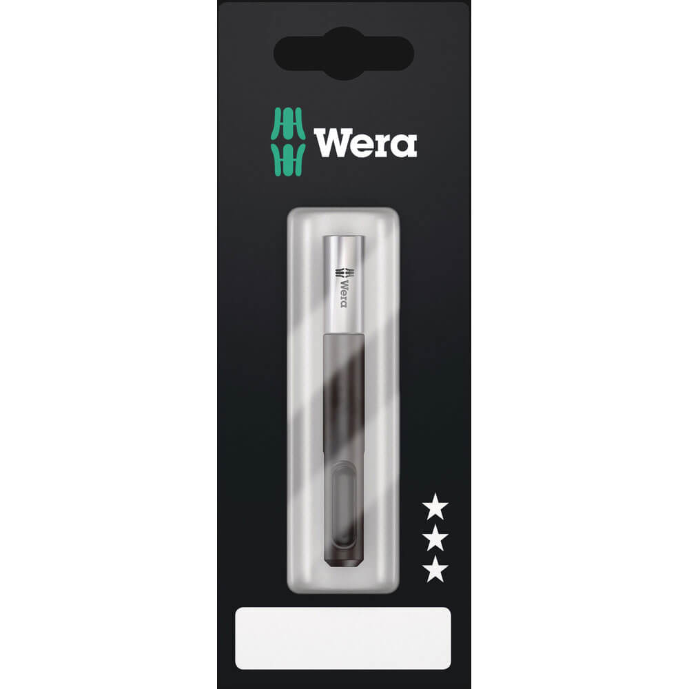 Photo of Wera Sds Plus Shank Stainless Steel Retaining Ring Screwdriver Bit Holder 80mm