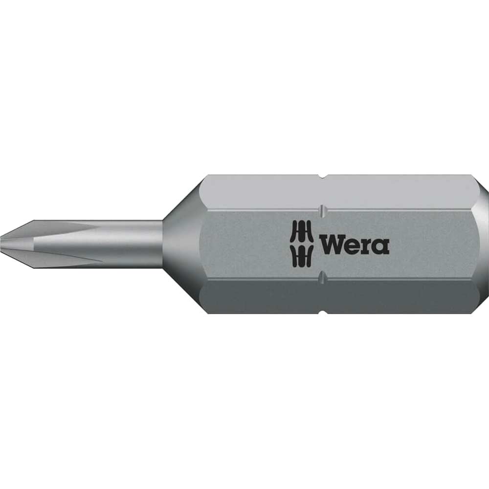 Photo of Wera 851/1j Extra Tough Phillips Screwdriver Bits Ph1 25mm Pack Of 1
