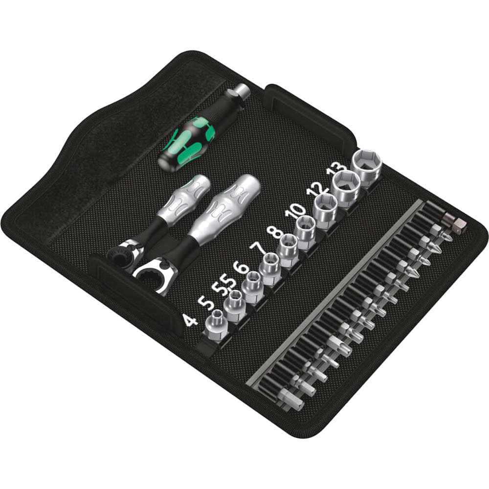 Photo of Wera Mini 2 Zyklop 27 Piece Kraftform Kompakt Mini Socket Set 1/4