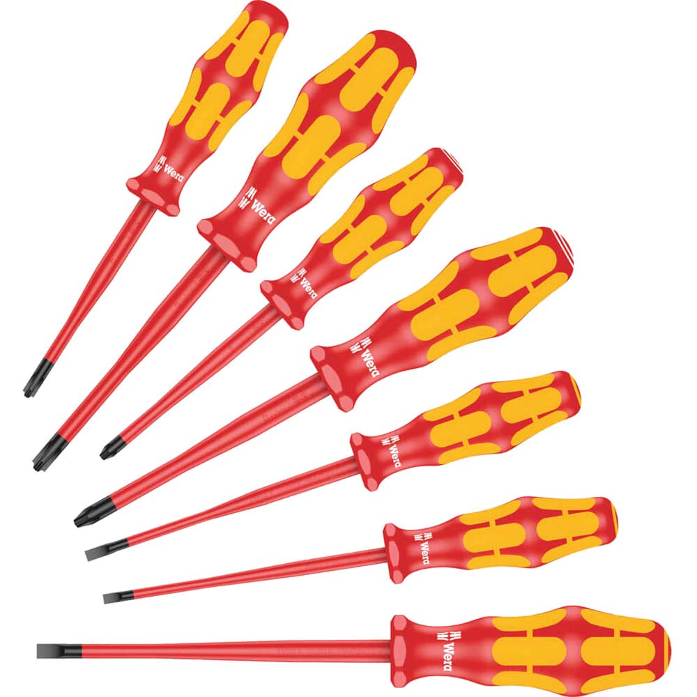 Photo of Wera 160iss 7 Piece Kraftform Plus Slimline Screwdriver Set