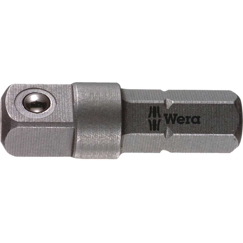 Wera 1/4" Hex Shank Socket Adaptor 25mm 1/4"