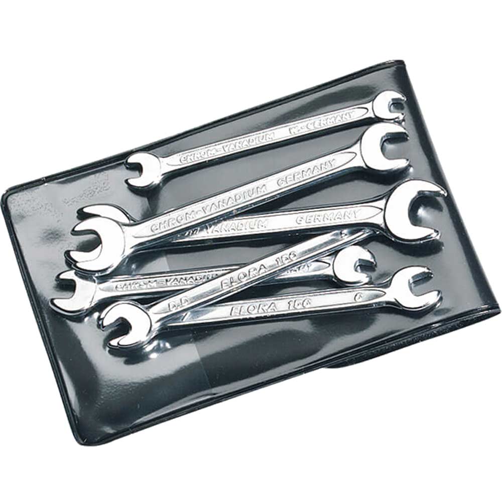 Image of Elora 6 Piece Midget Double Open End Spanner Set