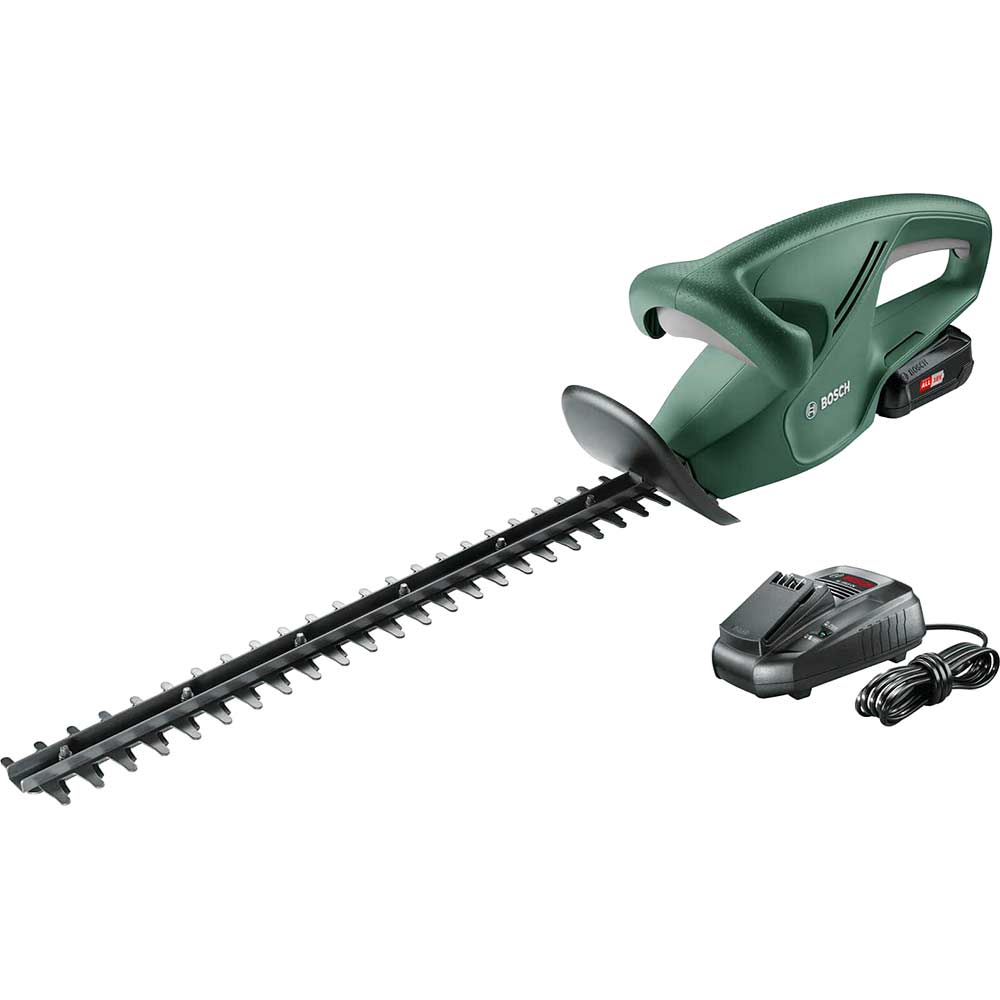 Bosch EASYHEDGECUT 18-45 18v Cordless Hedge Trimmer 450mm 1 x 2ah Li-ion Charger