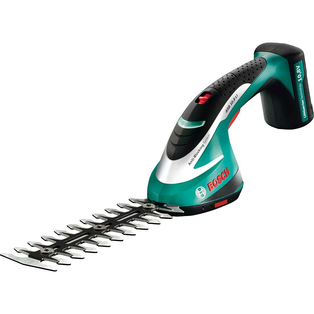 Bosch ASB 10.8v Cordless Shrub Shears 1 x 1.3ah Integrated Li-ion Charger