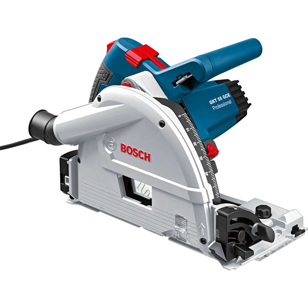 Photo of Bosch Gkt 55 Gce Plunge Circular Saw 165mm 110v