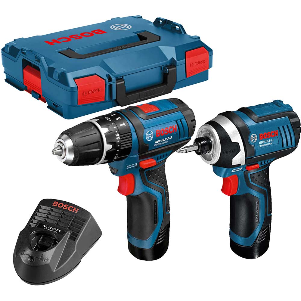 Bosch 12v Cordless Combi Drill and Impact Driver | Power Tool Kits