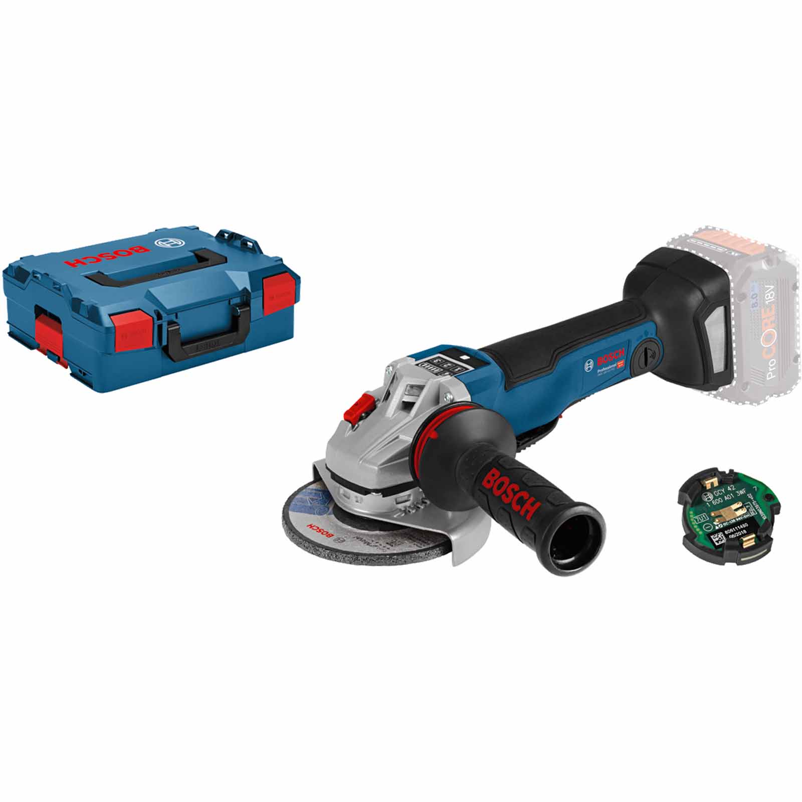 Bosch GWS 18 V-10 PSC Cordless Angle Grinder 125mm No Batteries No Charger Case