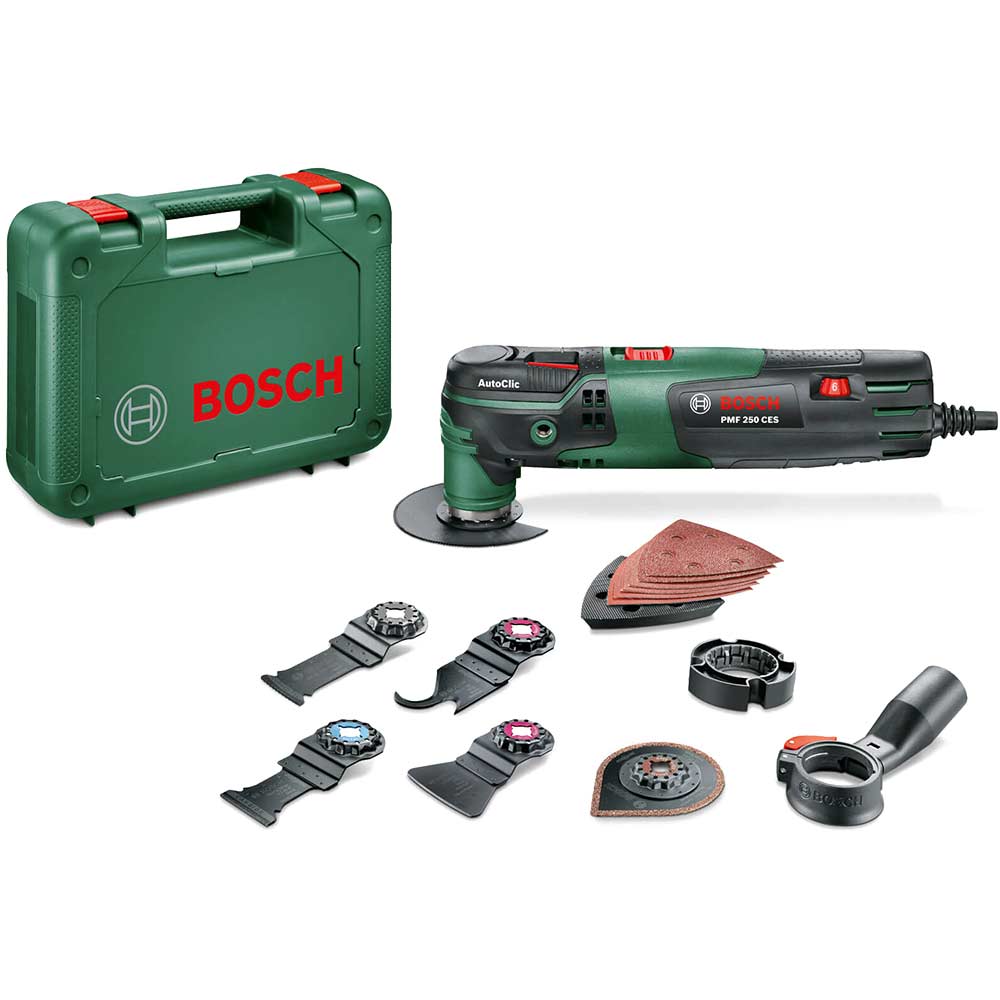 Bosch PMF 250 CES Starlock Oscillating Multi Tool Set Oscillating