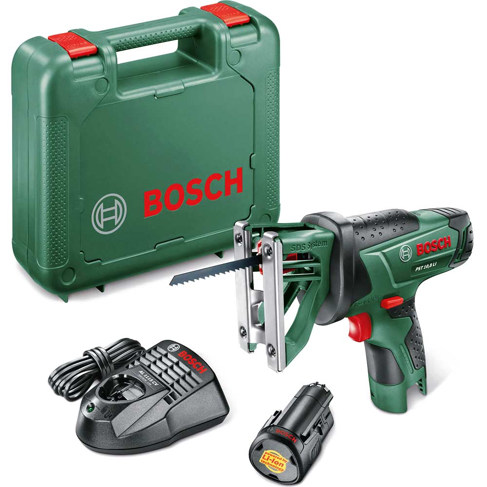 Bosch POWER4ALL PST 10.8 LI 10.8v Cordless Jigsaw / Sabre Saw with 1 Li