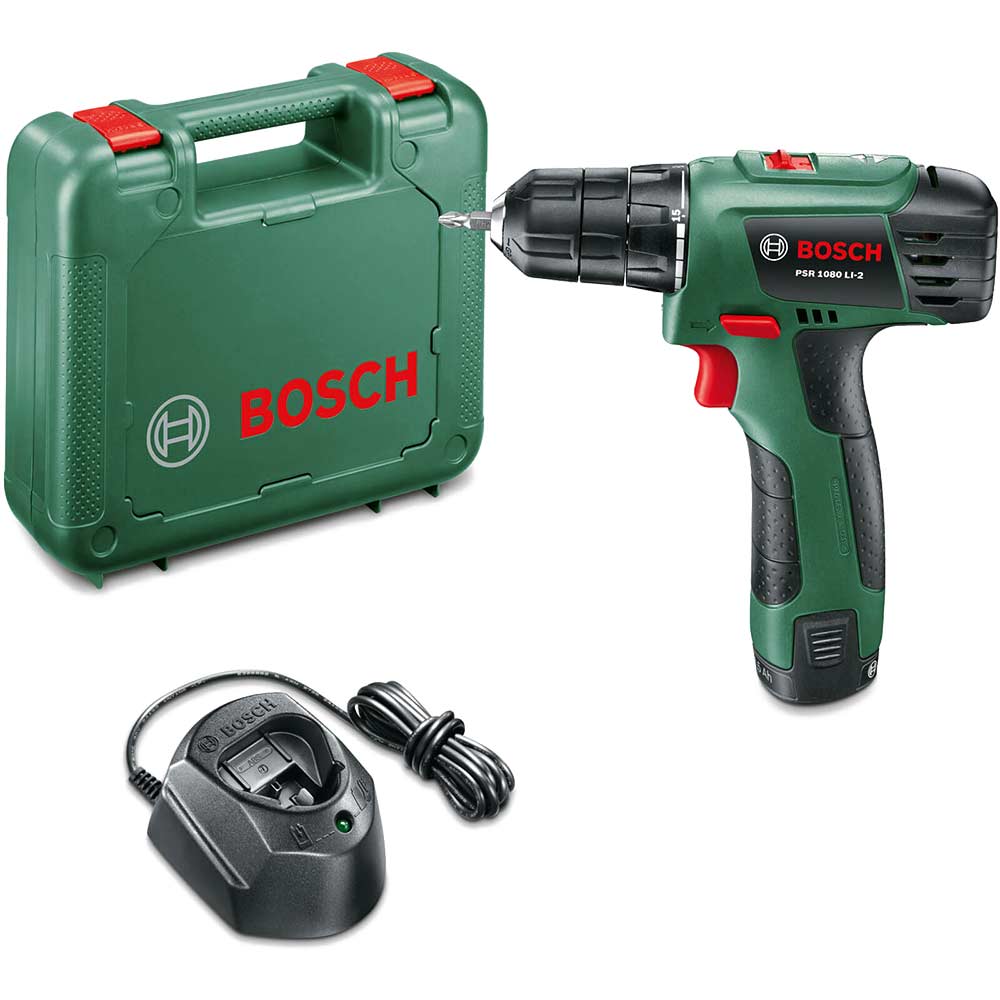 Bosch POWER4ALL PSR 1080 LI 10.8v Cordless Drill Driver with 1 Liion