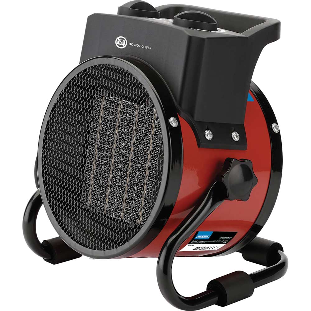 Photo of Draper Esh2000ptc/a Mini Electric Space Heater 240v