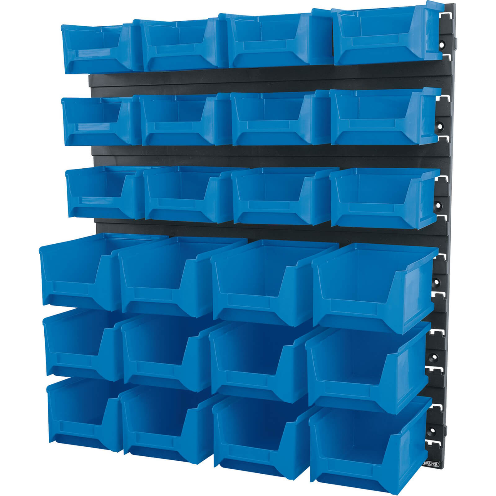 Image of Draper Wall Storage Unit with 24 Bins Small / Medium
