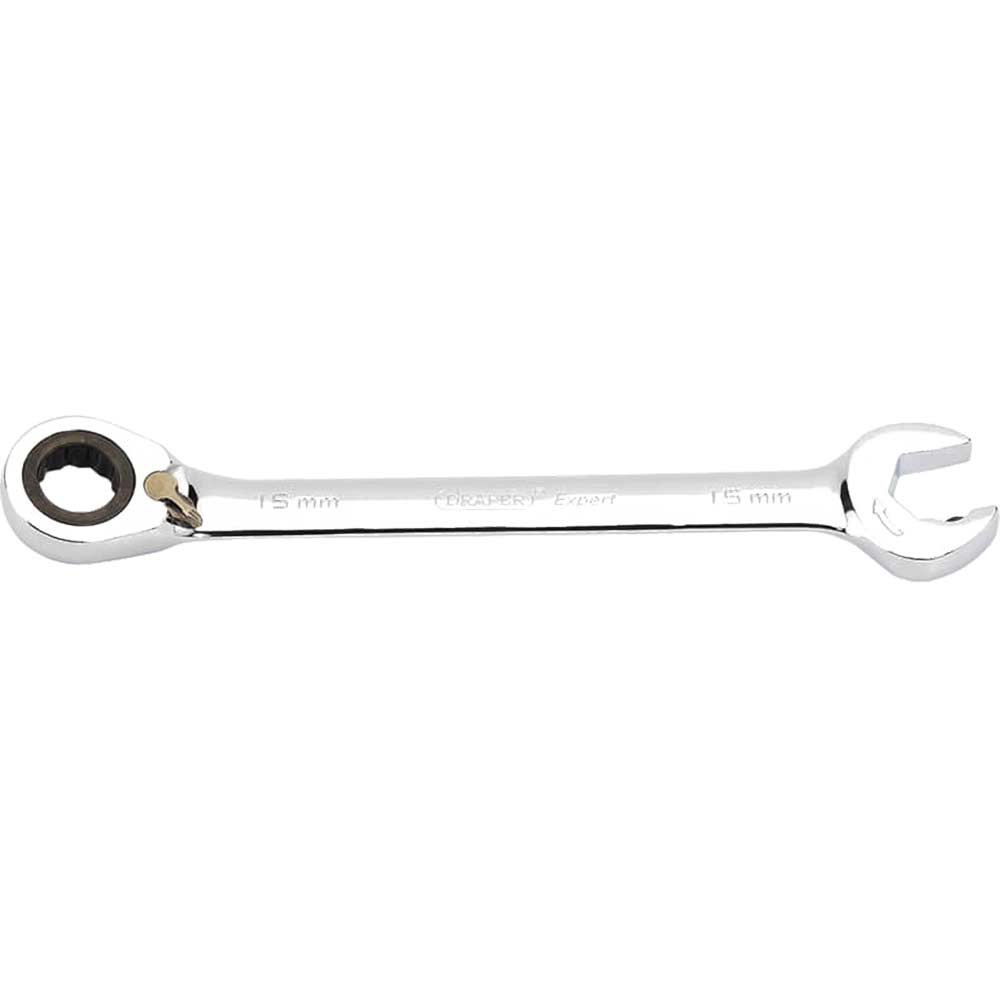 Photo of Draper Expert Hi Torq Ratchet Combination Spanner 15mm