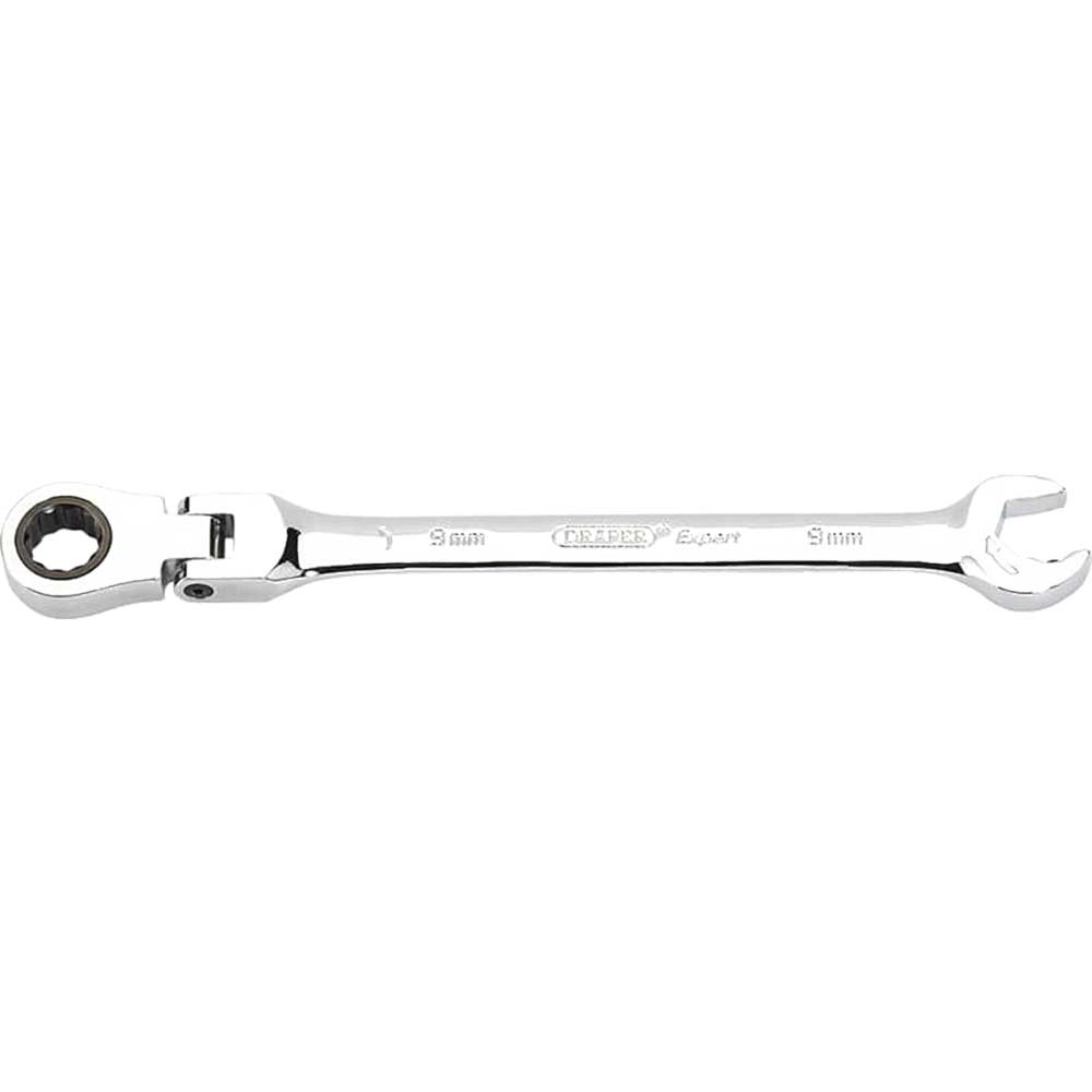 Photo of Draper Expert Hi Torq Flexible Ratchet Combination Spanner 9mm