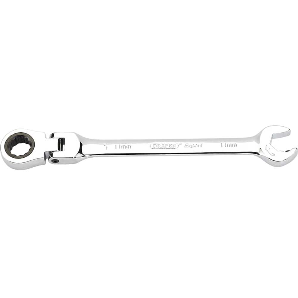 Photo of Draper Expert Hi Torq Flexible Ratchet Combination Spanner 11mm