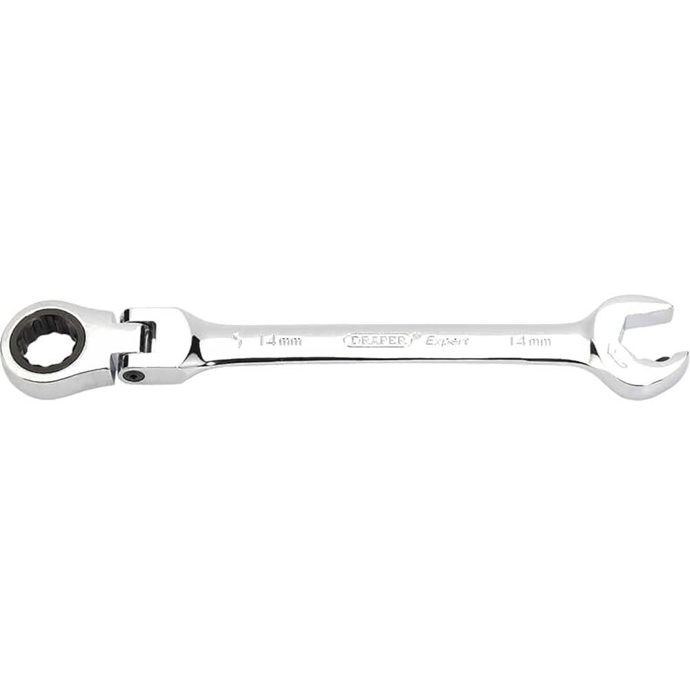 Photo of Draper Expert Hi Torq Flexible Ratchet Combination Spanner 14mm
