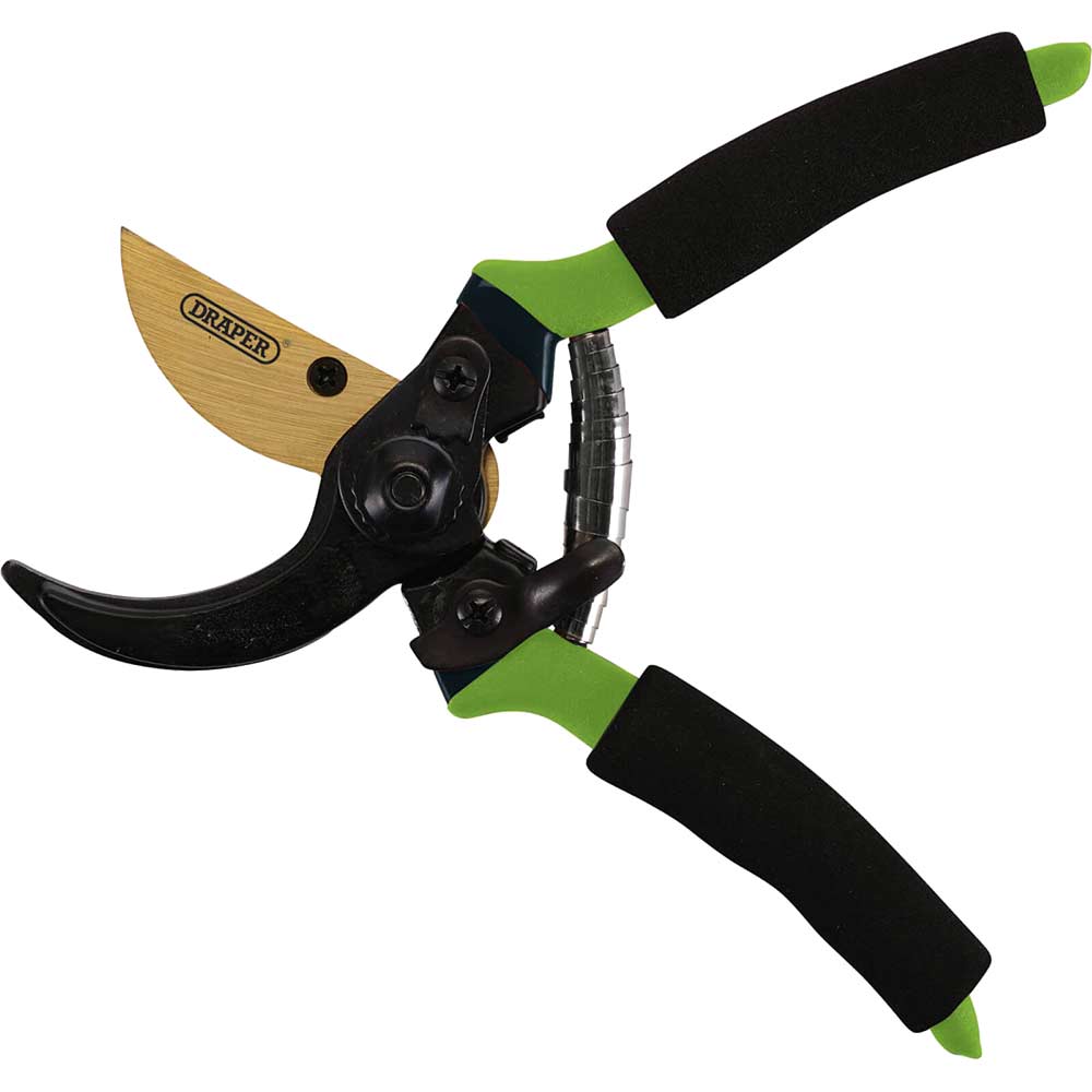 Image of Draper Foam Grip Bypass Secateurs