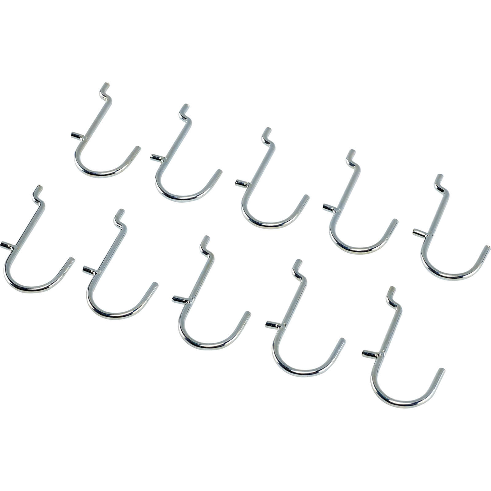 Draper Metal J Hooks for Back Panels and Pegboard Pack of 10