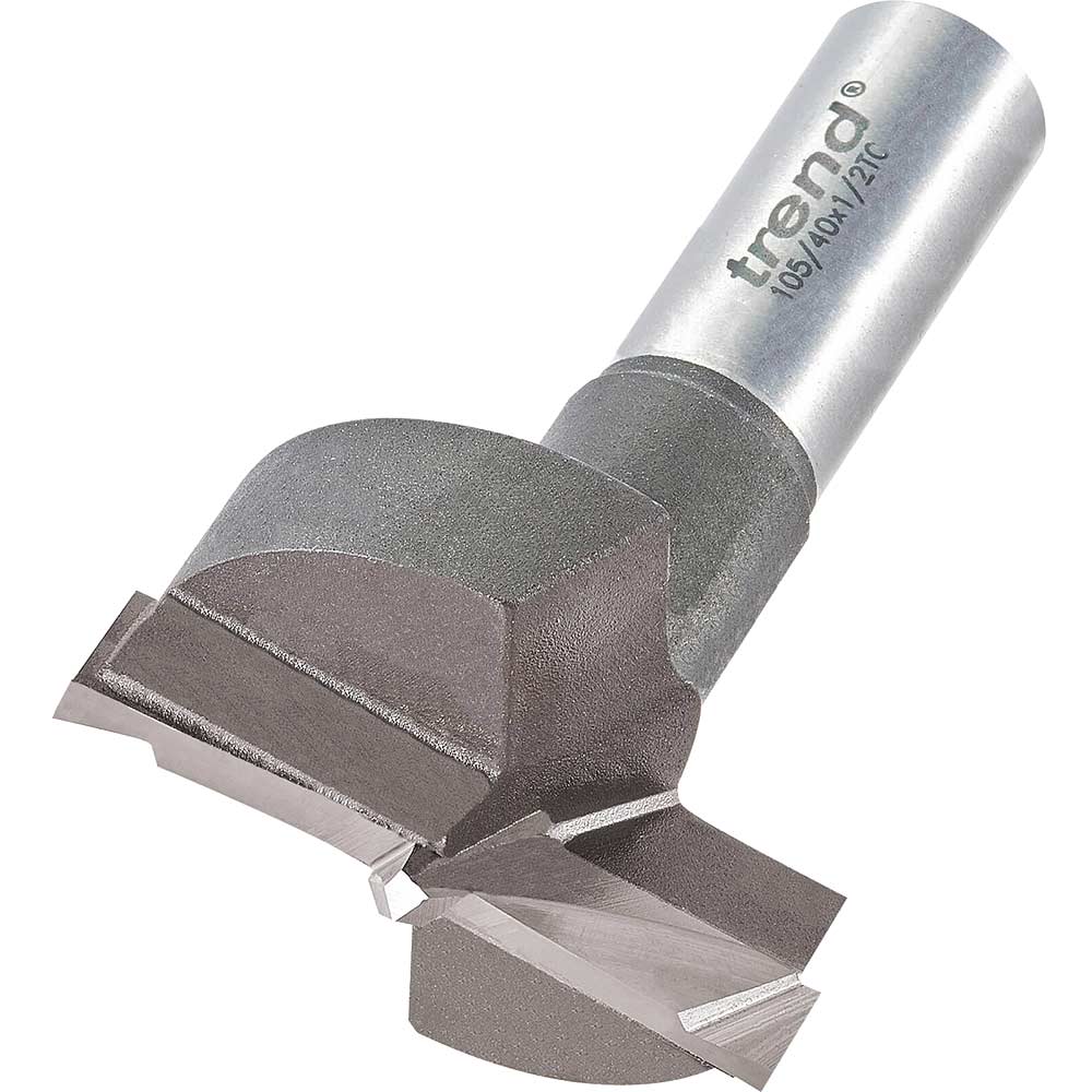 Image of Trend Hinge Boring Router Machine Bit 40mm 1/2"