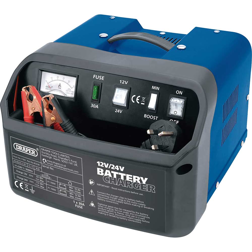 Photo of Draper Bcd30 Automotive Battery Charger 12v Or 24v
